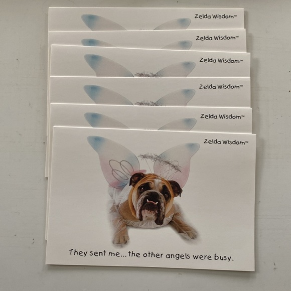 2001 Zelda Wisdom Blank Note Card Set with Envelopes - Picture 7 of 9